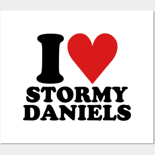 I heart Stormy Daniels Posters and Art